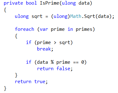 primes generator